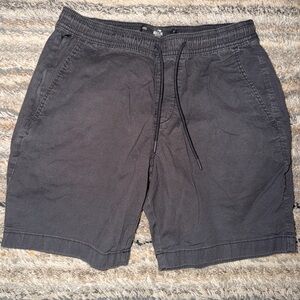 Hollister Men's Charcoal Drawstring Athletic Shorts